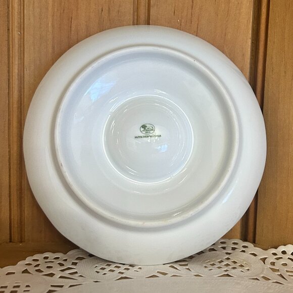 Hutschenreuther German Porcelain Egg Cup Saucer Combo Dish Garden of Eden - Picture 2 of 4